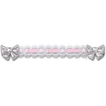 Jibbitz Crocs Lace and Pink Ribbon Chain
