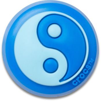 Jibbitz Crocs Light and Dark Blue Yin Yang ieftini de firma originali