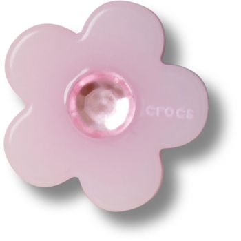 Jibbitz Crocs Pink Flower with Gem