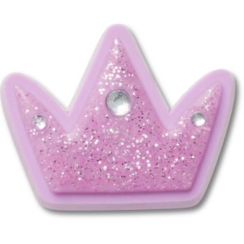 Jibbitz Crocs Tiny Purple Glitter Crown ieftini de firma originali