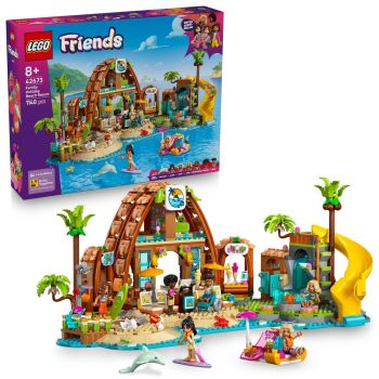 Set LEGO Friends - Staţiune de pe litoral pentru vacanţă cu familia (42673)