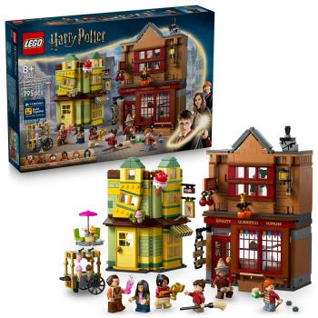 Set LEGO Harry Potter - Furnituri Vâjthaț de calitate și magazin de înghețată (76452)