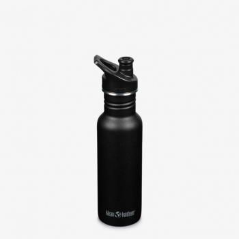 Sticla cu capac sport Klean Kanteen Classic Narrow Black 532 ml