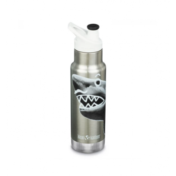 Termos ingust cu capac Sport Kid Classic Klean Kanteen Mr Shark 355 ml