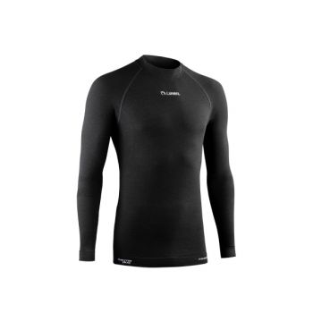 Tricou termic cu mânecă lungă bărbați, Lurbel Merino, negru