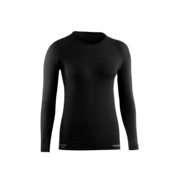 Tricou termic cu mânecă lungă femei, Lurbel Merino Lite, negru