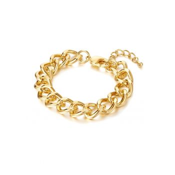 Bratara de lant placata cu aur de 14K