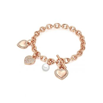 Bratara placata cu aur de 14K si decorata cu talismane 22551