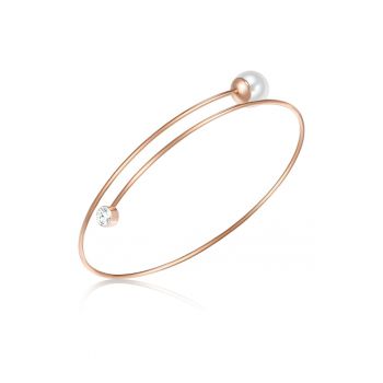 Bratara rigida placata cu aur de 14K