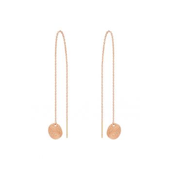 Cercei drop placati cu aur de 14K 19527