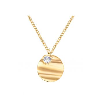 Colier de otel inoxidabil placat cu aur de 14K 19543