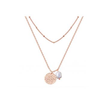 Colier stratificat - placat cu aur de 18K