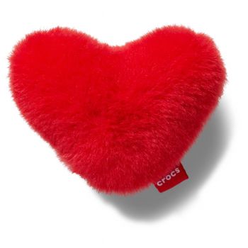 Jibbitz Crocs Red Fuzzy Heart ieftini de firma originali