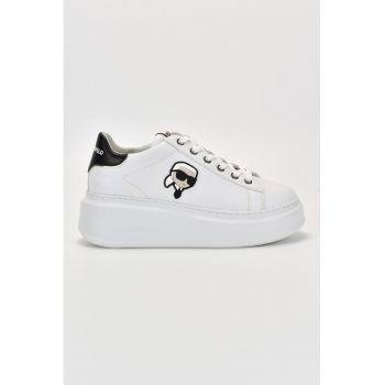 Pantofi sport de piele cu logo