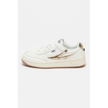 Pantofi sport de piele cu varf rotund Sevaro