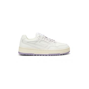 Pantofi sport de piele cu varf rotund