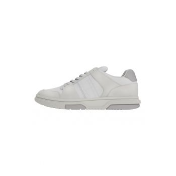 Pantofi sport din piele cu logo lateral