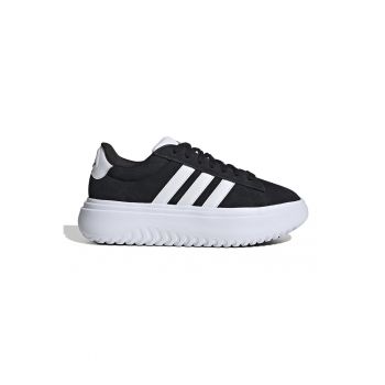 Pantofi sport flatform de piele intoarsa Grand Court
