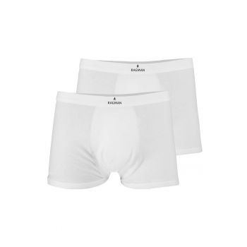 Set de boxeri din amestec de bumbac cu logo - 2 perechi
