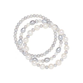 Set de bratari cu perle de apa dulce - 3 piese