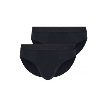 Set de chiloti cu banda logo in talie Flowing 20873 - 2 perechi