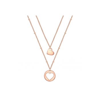 Set de coliere placate cu aur de 18K - 2 piese