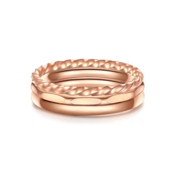 Set de inele placate cu aur de 18K