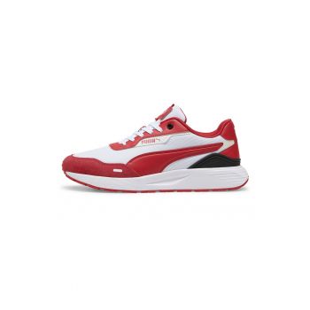 Pantofi sport cu garnituri de piele ecologica Runtamed Plus