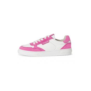 Pantofi sport cu garnituri de piele intoarsa
