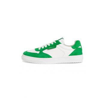 Pantofi sport cu garnituri de piele intoarsa