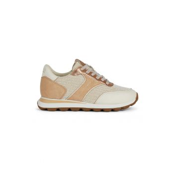 Pantofi sport cu garnituri din piele intoarsa