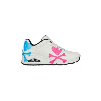 Pantofi sport cu imprimeu cu inima Uno Crossing