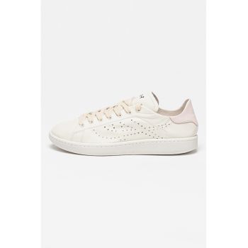 Pantofi sport de piele cu logo cu perforatii Super