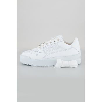 Pantofi sport de piele cu perforatii