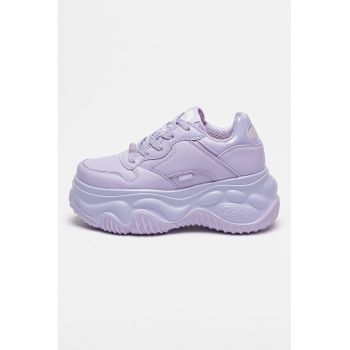 Pantofi sport de piele ecologica cu aspect masiv Blader One