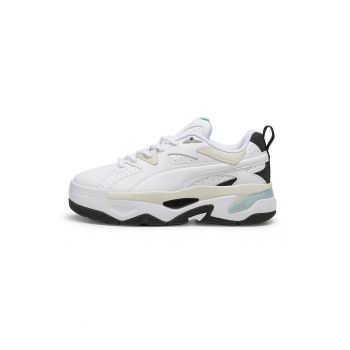 Pantofi sport de piele si piele ecologica cu perforatii Blstr