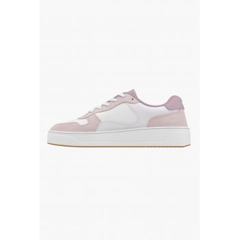 Pantofi sport de piele si piele intoarsa