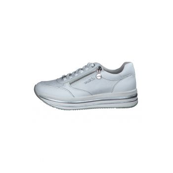 Pantofi sport din piele ecologica cu fermoar