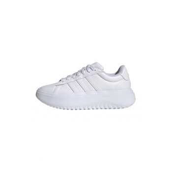 Pantofi sport flatform de piele ecologica Grand Court
