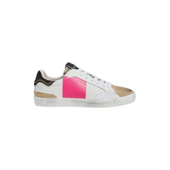 Pantofi sport low-cut cu aspect uzat