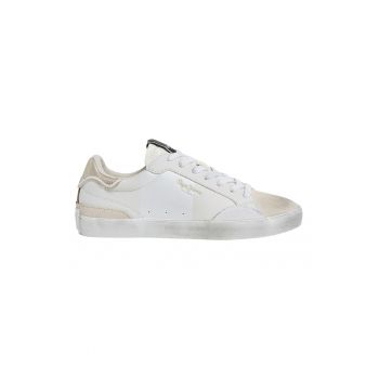 Pantofi sport low-cut cu aspect uzat