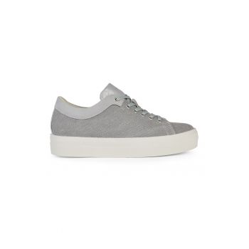 Pantofi sport low-cut cu garnituri din piele ecologica
