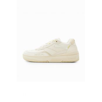 Pantofi sport low-cut de piele ecologica