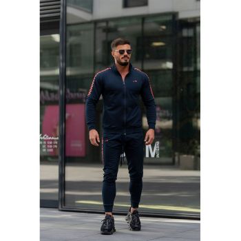 Trening slim fit cu buzunare laterale