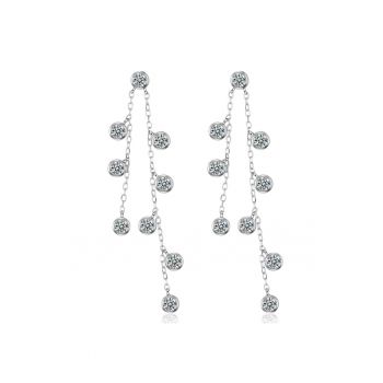 Cercei drop de argint veritabil 925 ÉTINCELLE 29559
