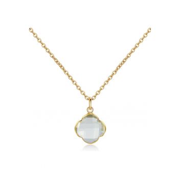 Colier placat cu aur de 18K cu pandantiv Capucine 29575