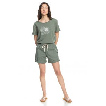 Pantaloni scurti din amestec de lyocell cu buzunare
