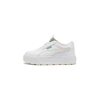 Pantofi sport de piele ecologica Karmen Rebelle Blossom