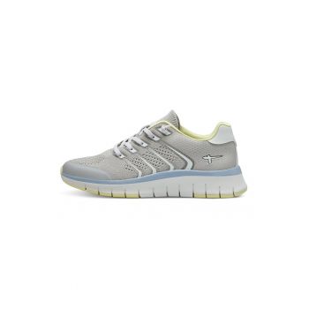 Pantofi sport de plasa tricotata cu insertii de material sintetic