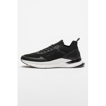 Pantofi sport slip-on cu insertii de plasa